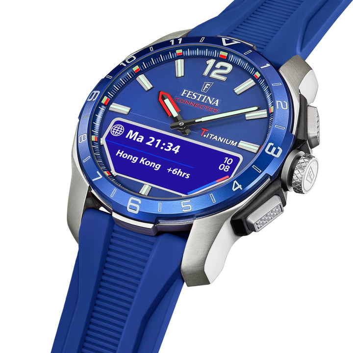 CONNECTED Blue / Plastic | Blue Dial