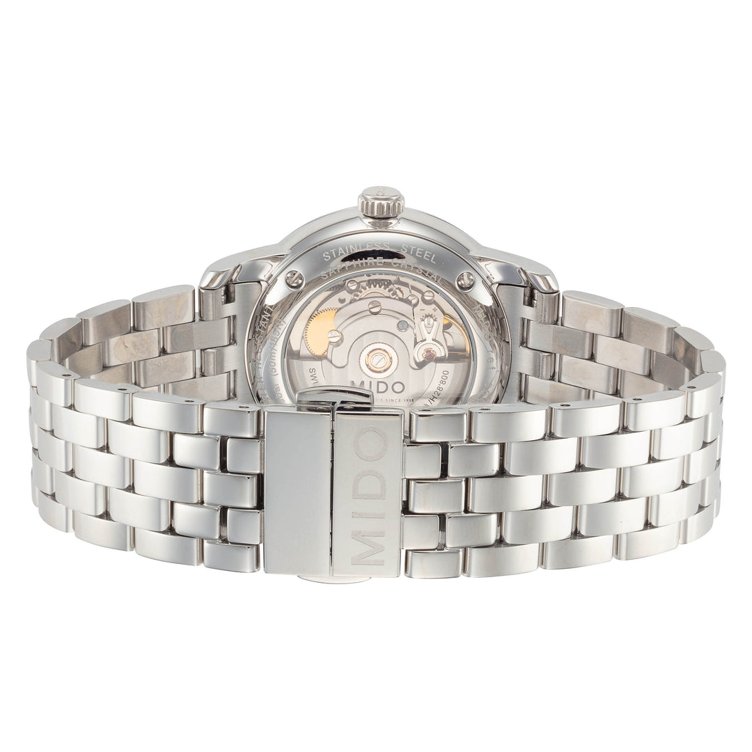 Baroncelli II 38mm / White / Silver | White Dial