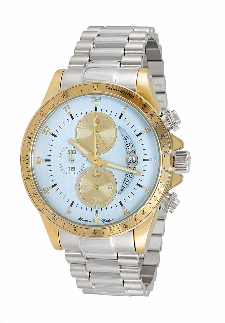 WINNER CIRCLE Light Blue/2-Tone Gold_SS Light Blue Dial