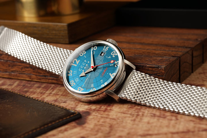 Heroes Comrade Silver / Light Blue | Blue Dial