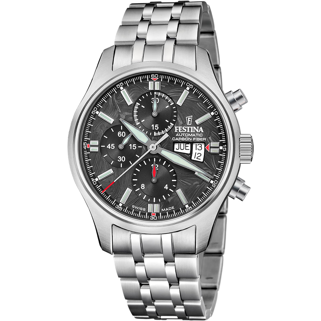 Aviator North Chrono Black / Stainless Steel Black Dial