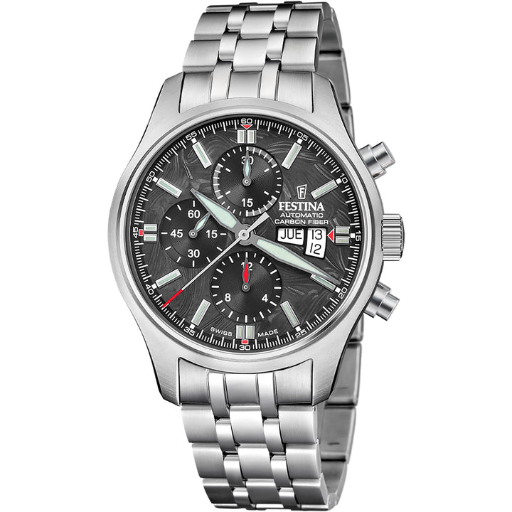 Aviator North Chrono Black / Stainless Steel Black Dial