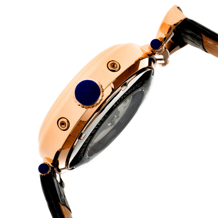 Ganzi Rose Gold/Black | Black Dial
