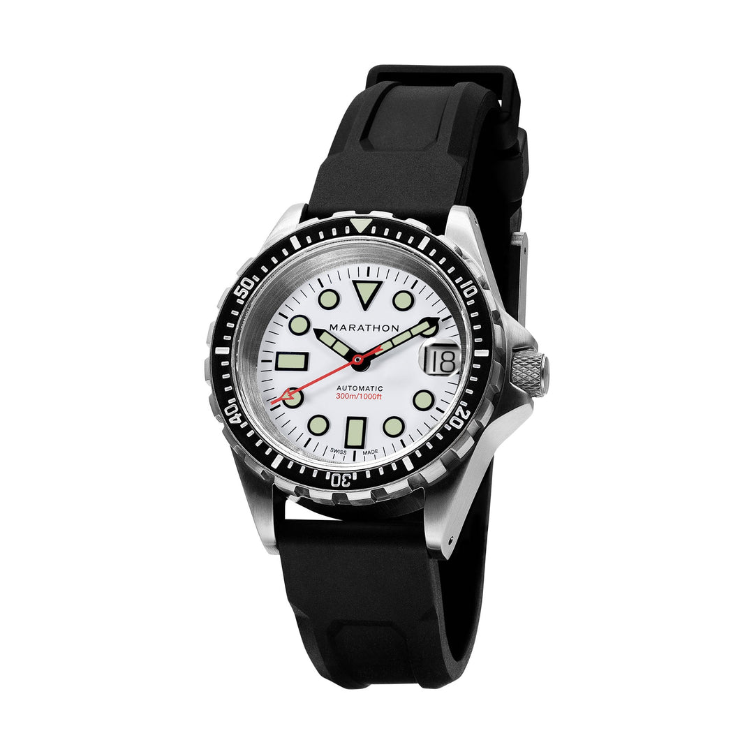 36mm OSAR-D ARCTIC EDITION 36mm Arctic Original SAR w/ Date on 3-Piece Rubber St