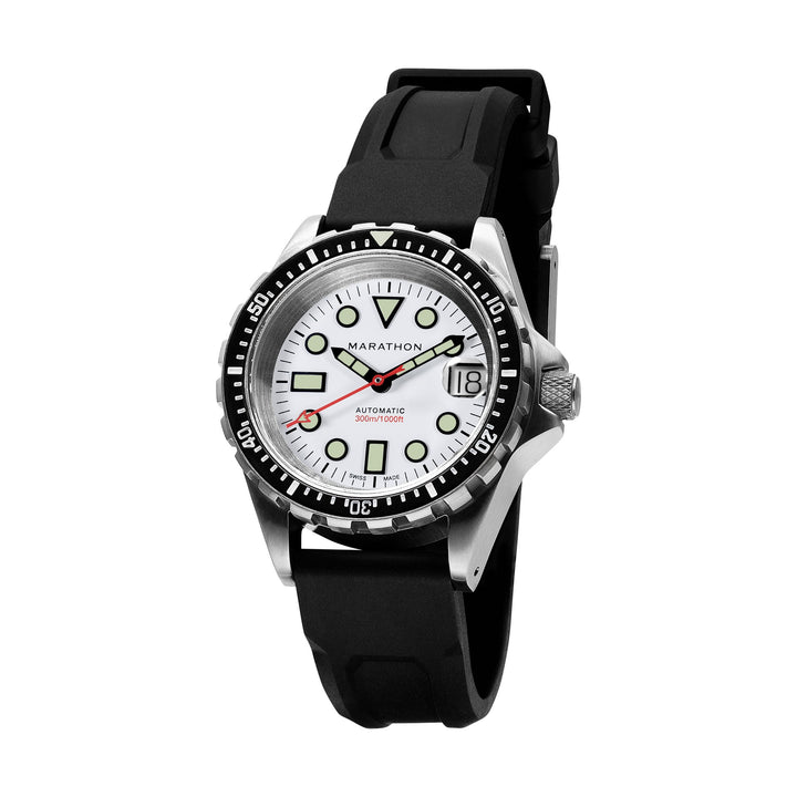 36mm OSAR-D ARCTIC EDITION 36mm Arctic Original SAR w/ Date on 3-Piece Rubber St