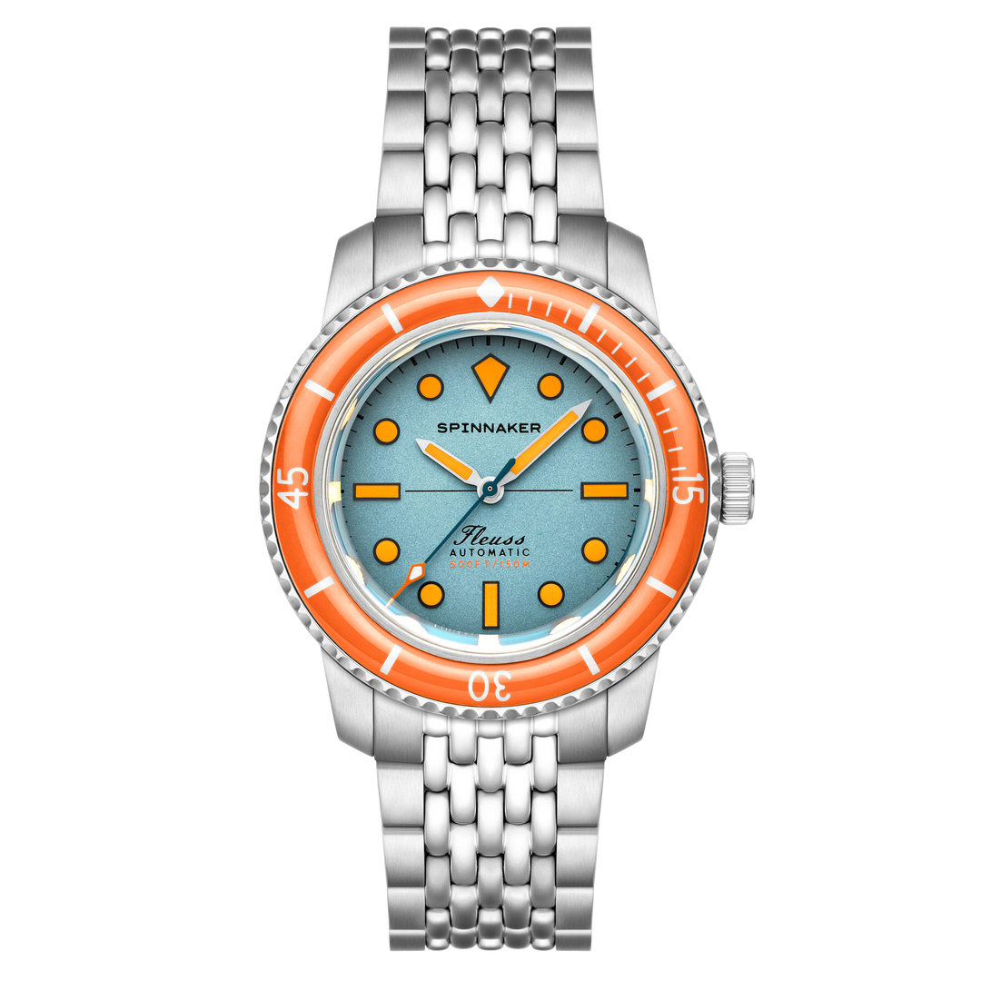 Fleuss 40 Automatic Blue / Stainless Steel Blue Dial