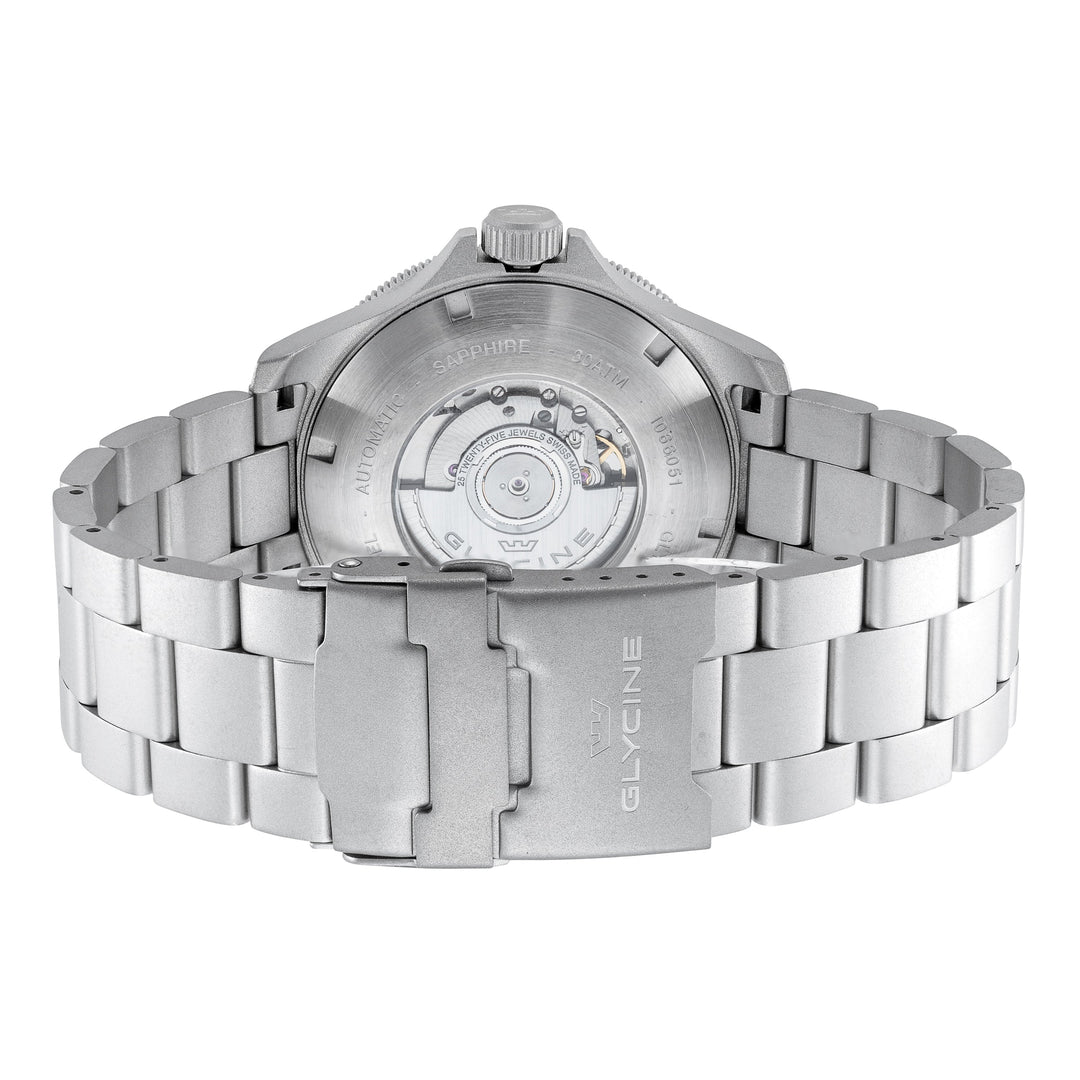 Combat Sub 46 GMT 46 mm / Silver / Silver Silver Dial