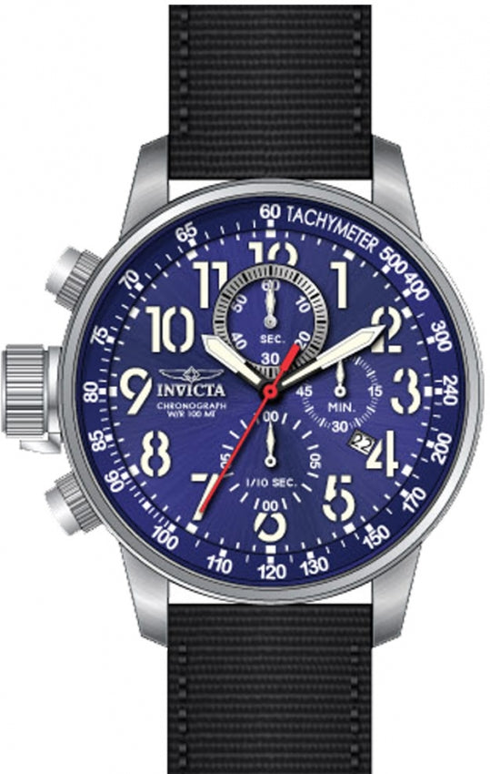 I-Force Chronograph Blue Dial / Black Canvas Strap Blue Dial