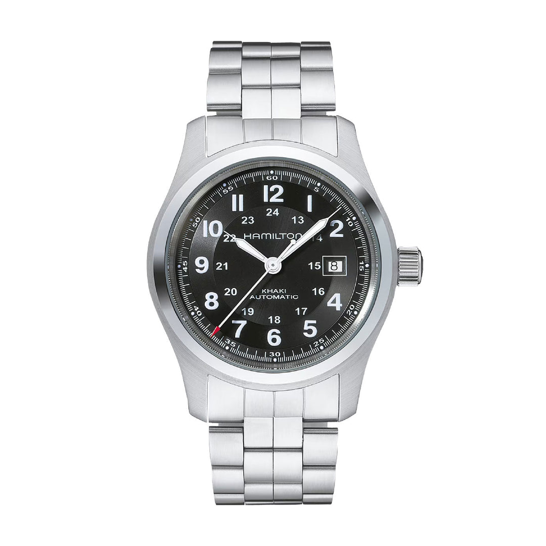 KHAKI FIELD Black / Stainless Steel Black Dial