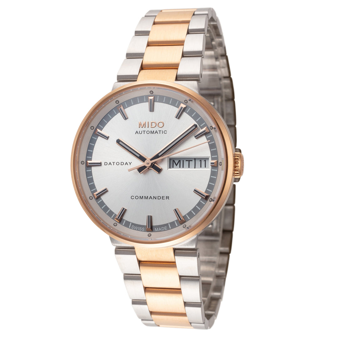 Commander 33mm / Silver / Two Tone | Silver Dial