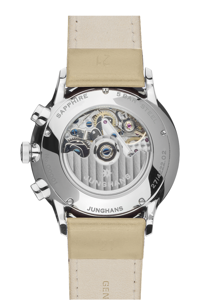 Meister Chronoscope Green Dial / Beige Ostrich Leather Strap Green Dial