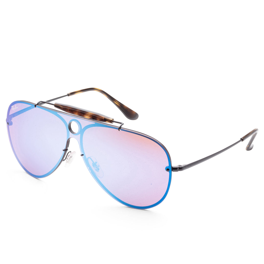 Fashion Black Frame, Blue Lens |  Dial