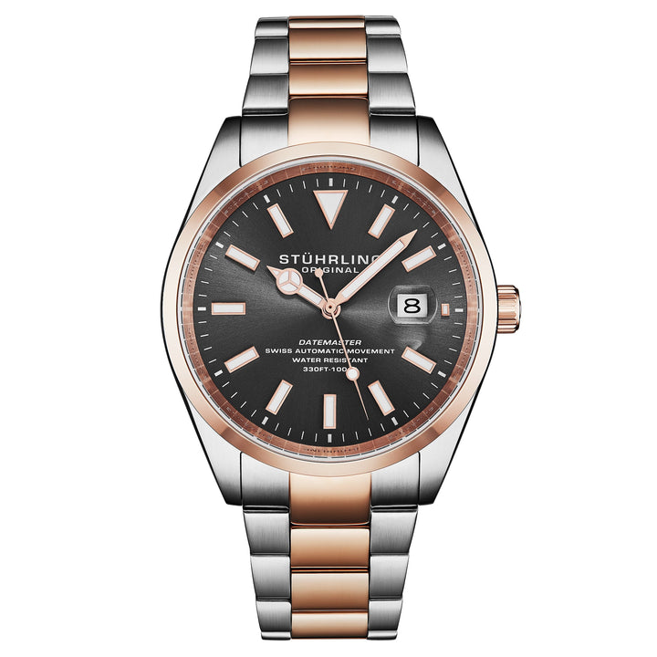 Datemaster Heritage Automatic 1025 Men’s 42mm Grey Sunray Dial/Rose Gold Two-Ton