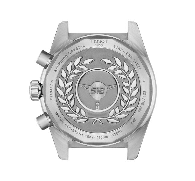 PR516 Quartz Chronograph Silver-tone / Rose Gold Black Dial