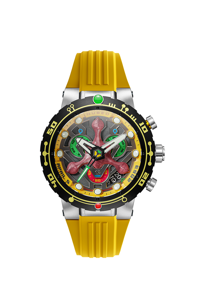 Opportunity Chronograph Star Trek First Contact Day Limited Edition Grey / Rubbe