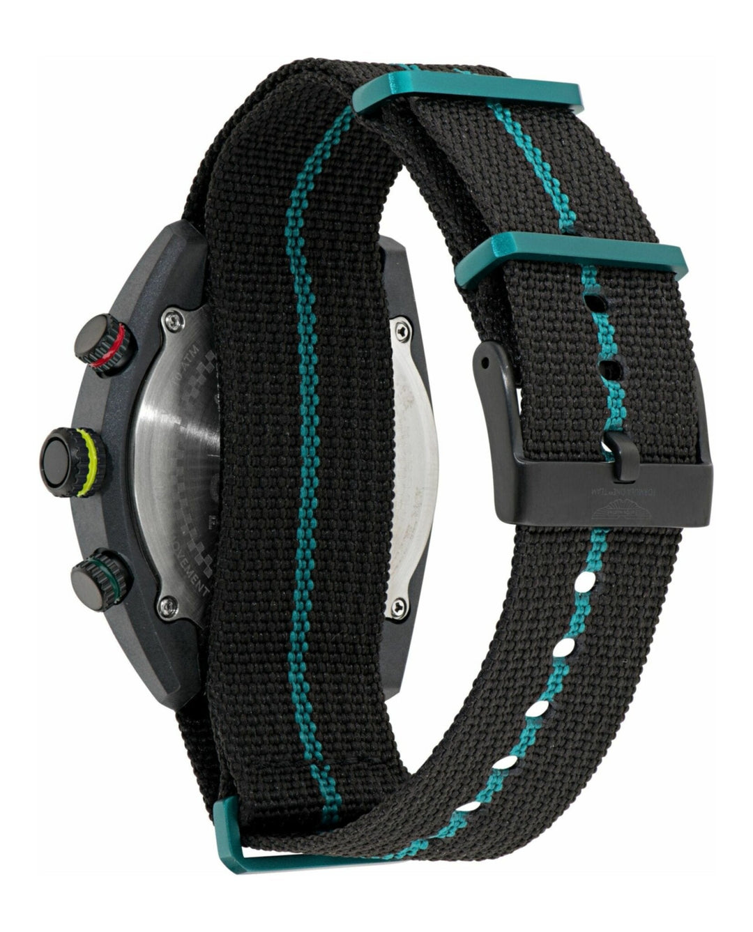 DWF Black IP/Black Nato Strap White Dial