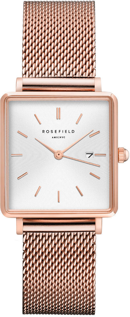 Boxy 26mm / White / Rose Gold White Dial