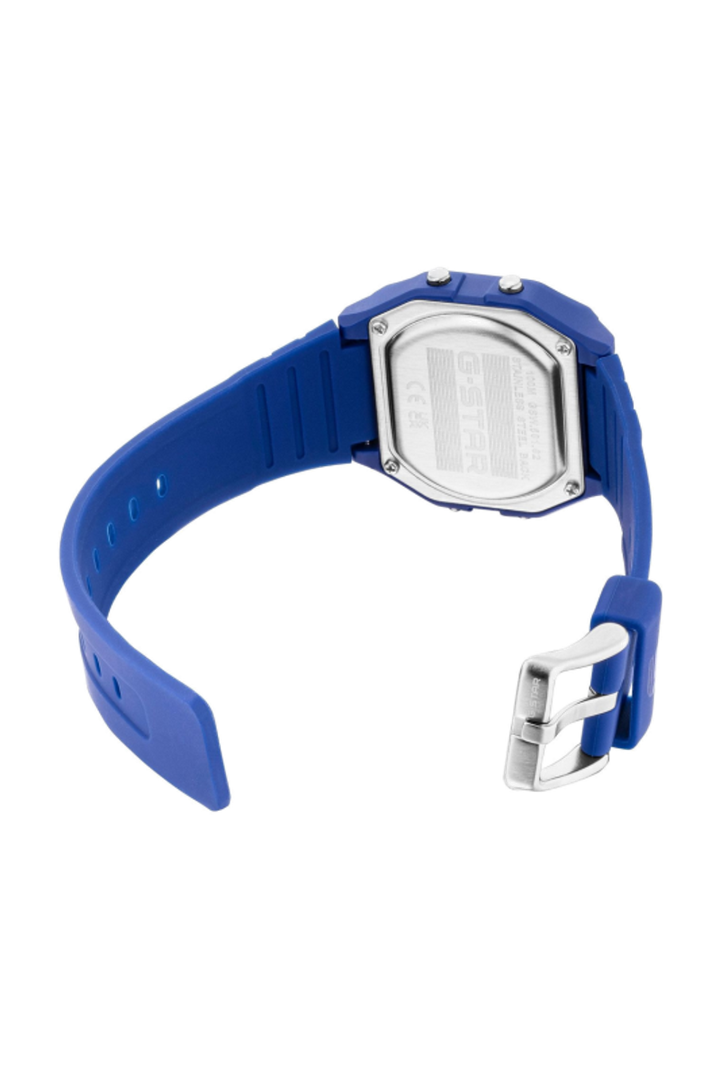 Gridline Digital Gray Dial / Dark Blue Silicone Strap Gray Dial