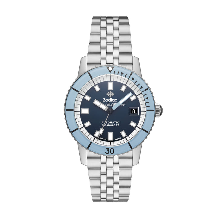 Super Sea Wolf Blue Dial/Sky Blue Top Ring | Blue Dial