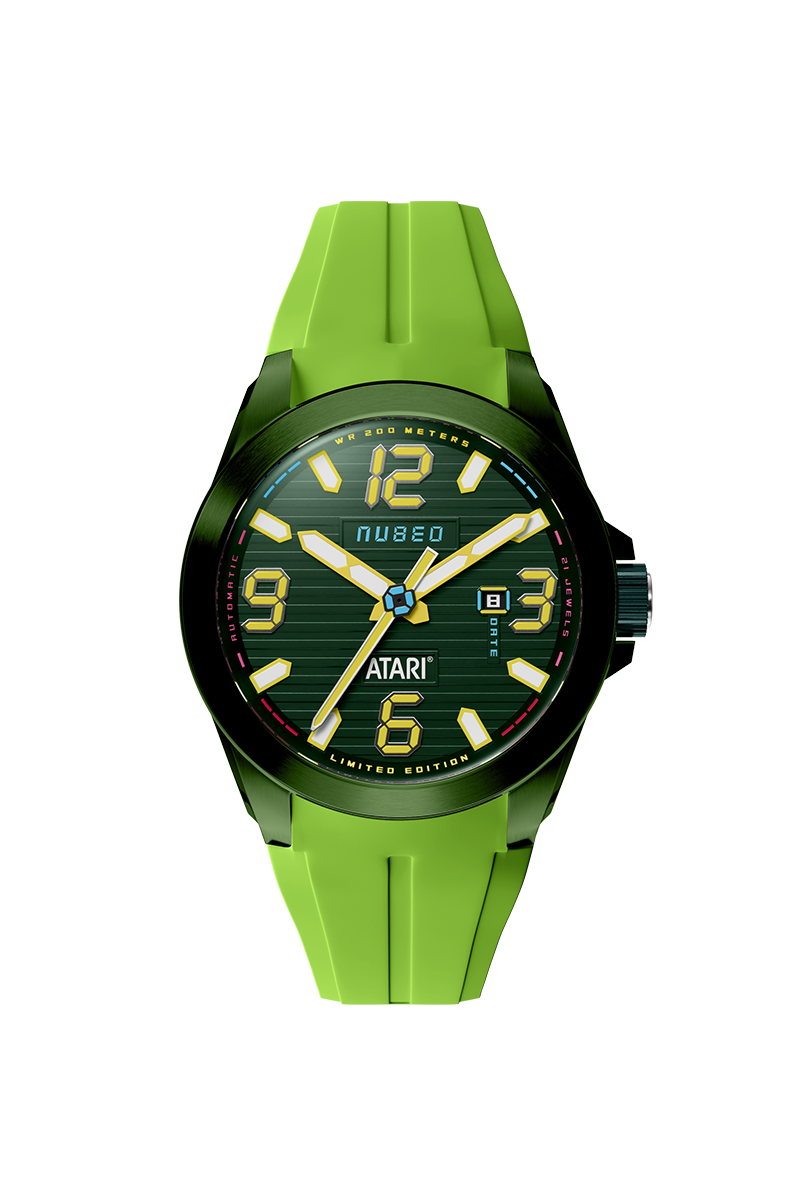 Torrent Automatic Atari Rainbow Limited Edition Green / Green Rubber Green Dial