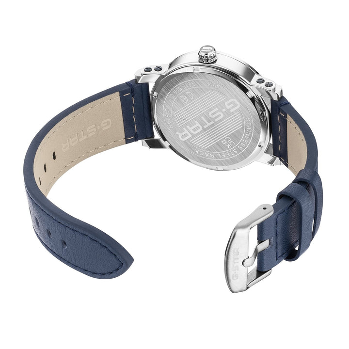 Rovic Blue Dial / Blue Leather Strap Blue Dial