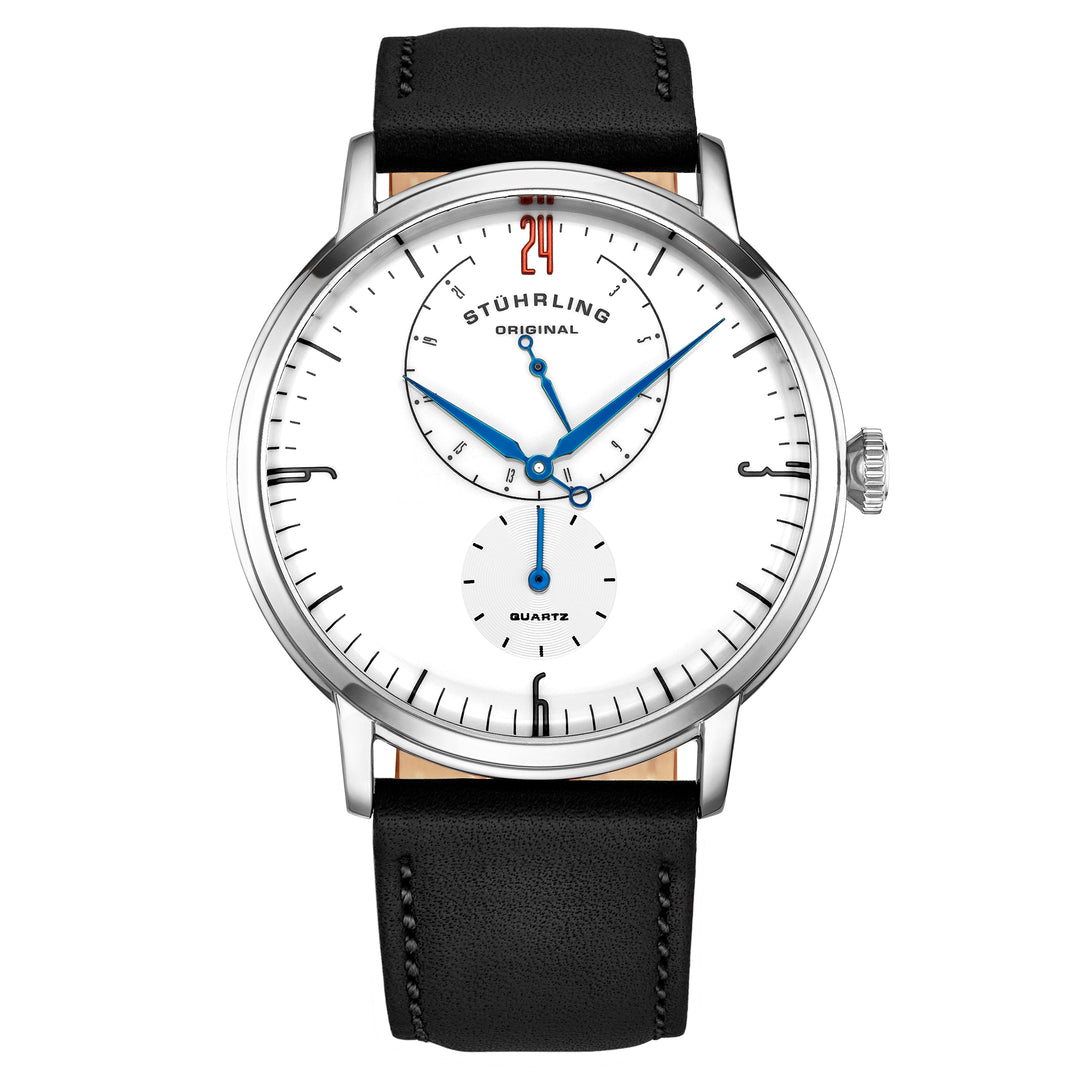Symphony Black/Leather/White Dial/Silver Case 3969.2 | White Dial
