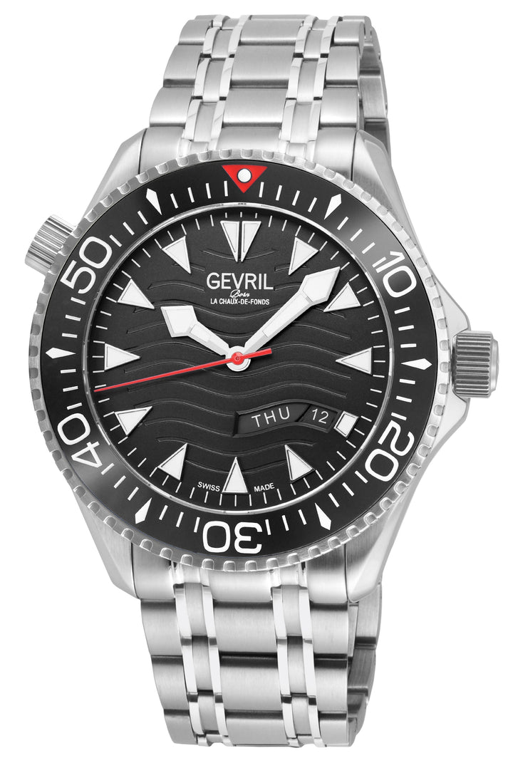 Hudson Yards Swiss Automatic Custom made SW220 - Day/Date display Diver watch, B