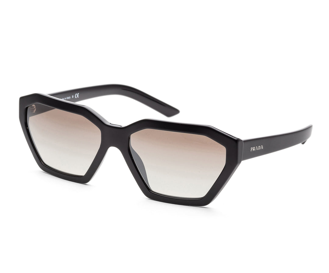 Fashion Black Frame, Gradient Grey Mirror Silver Lens |  Dial