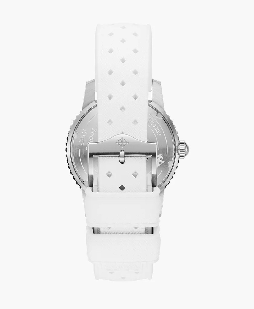 Compression Diver Automatic White Rubber Watch | White Dial