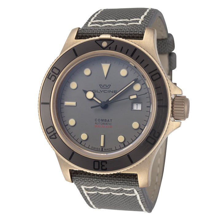 Combat Sub Bronze 42 mm / Grey / Grey Gray Dial