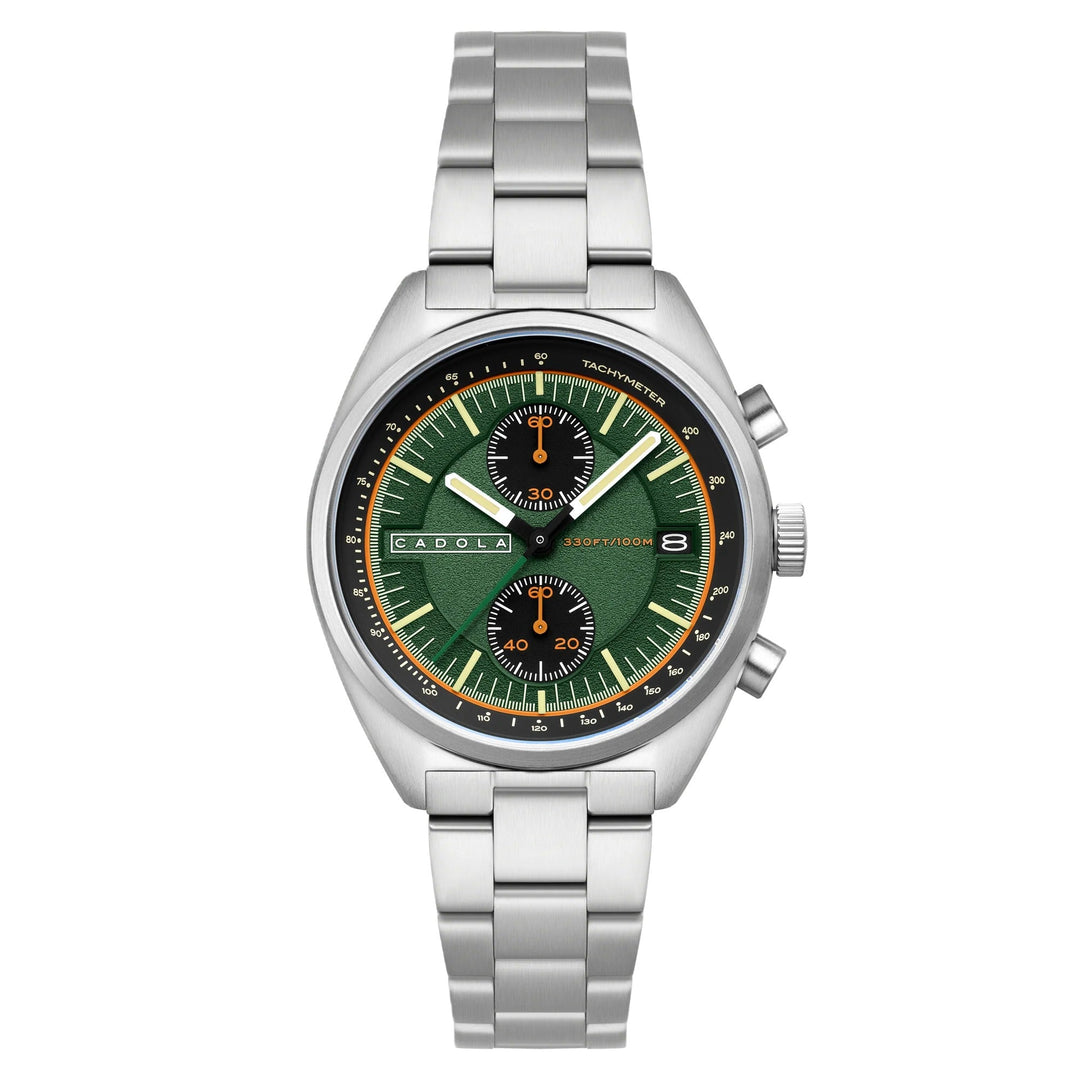 Slipstream Viper Green / Silver Stainless Steel Bracelet Green Dial