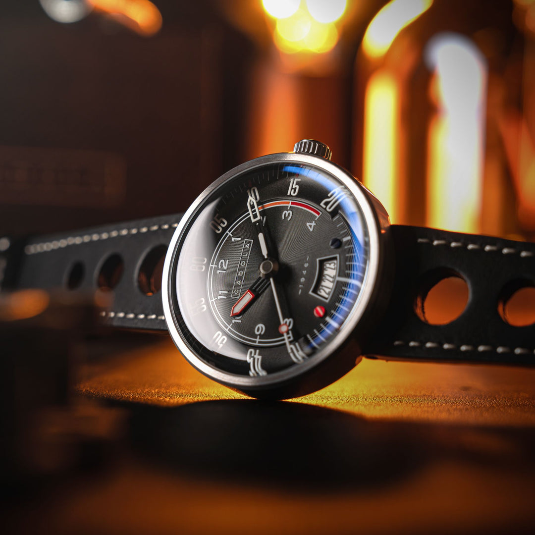 RPM Automatic Black / Leather | Black Dial
