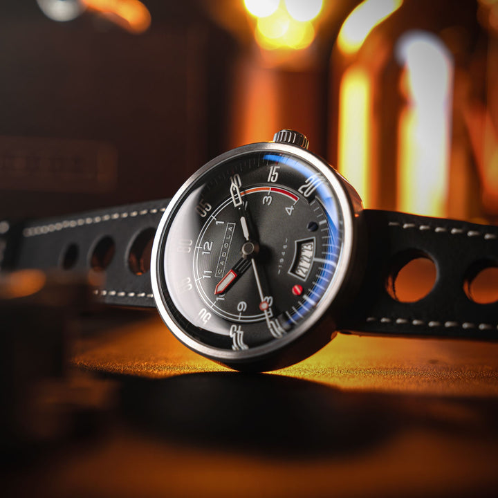 RPM Automatic Black / Leather | Black Dial