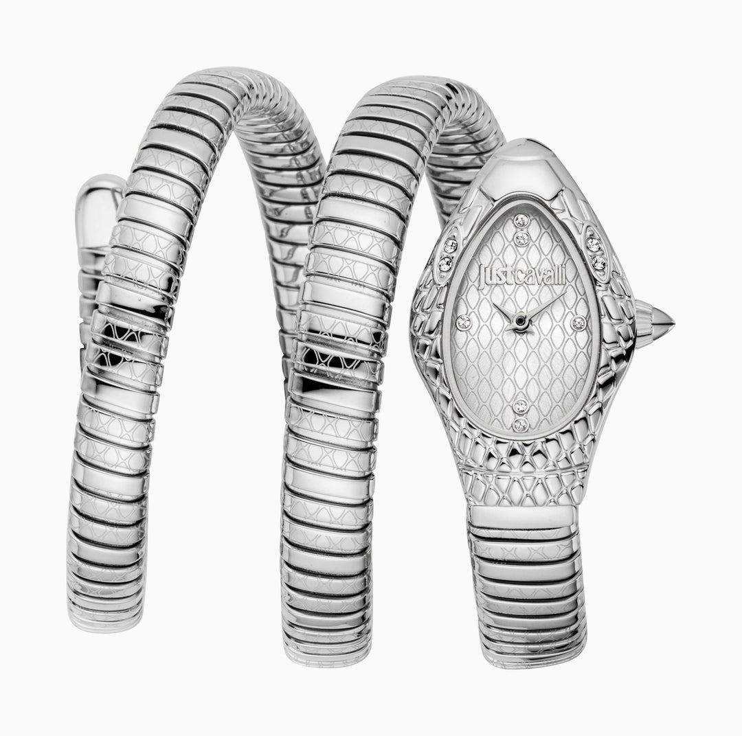 Snake 20mm / Silver / Silver Silver Dial
