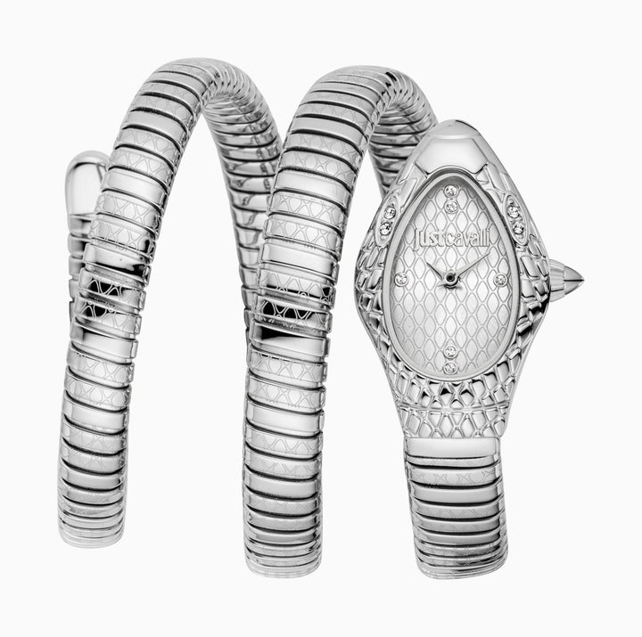 Snake 20mm / Silver / Silver Silver Dial