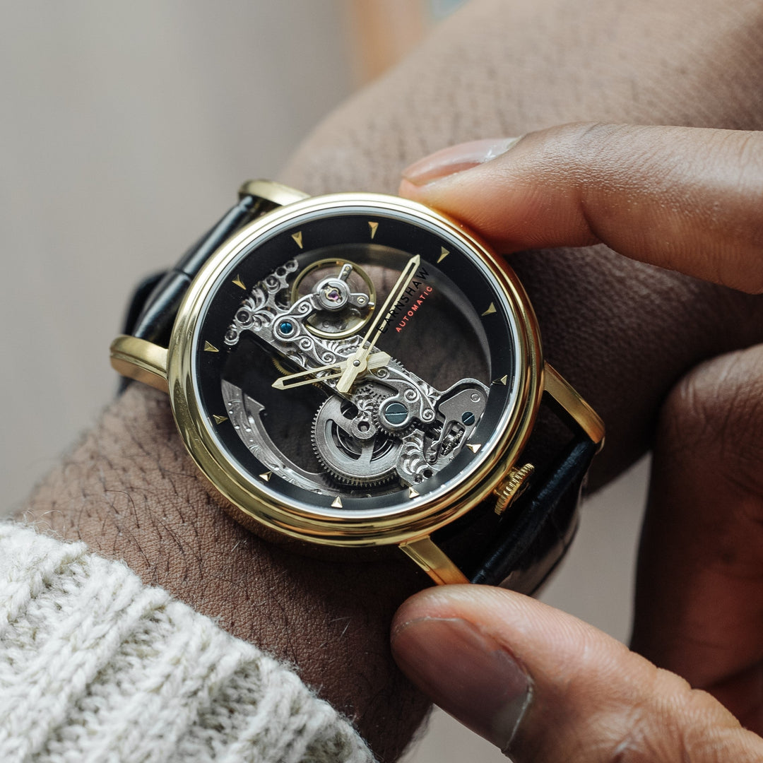 Fowler Bridge BLACK & GOLD Black Dial