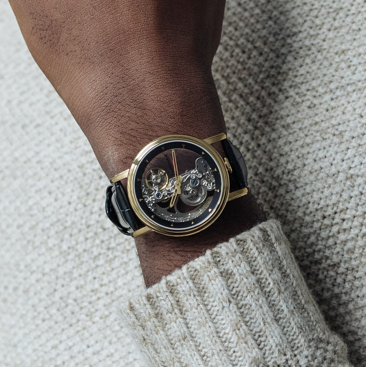 Fowler Bridge BLACK & GOLD Black Dial