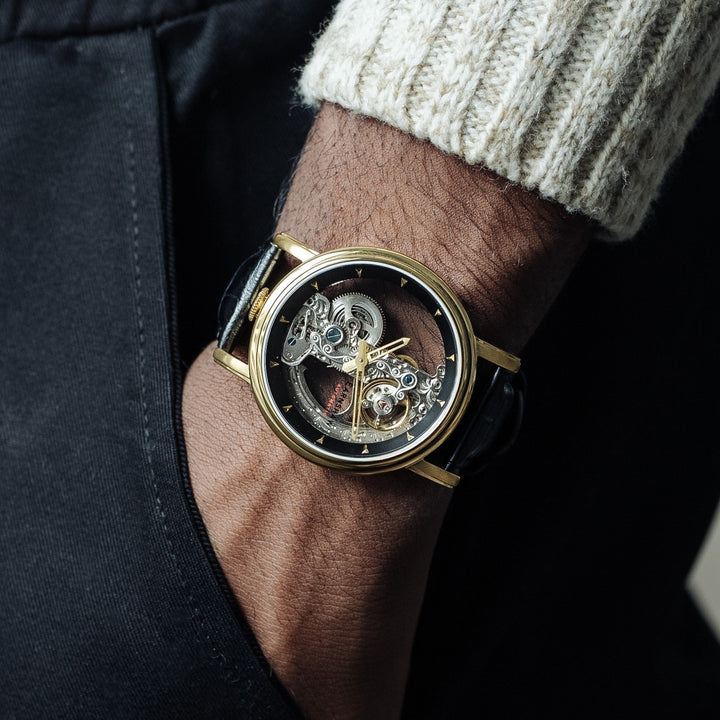 Fowler Bridge BLACK & GOLD Black Dial