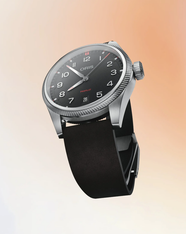 ProPilot Date Black/Black Leather Black Dial