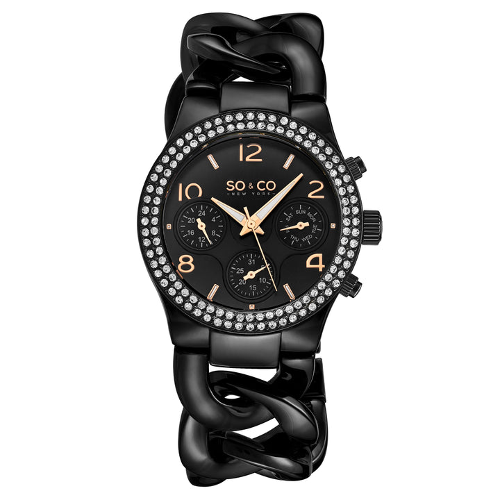 Chelsea- 5013a.8 Black/Stainless Steel | Black Dial