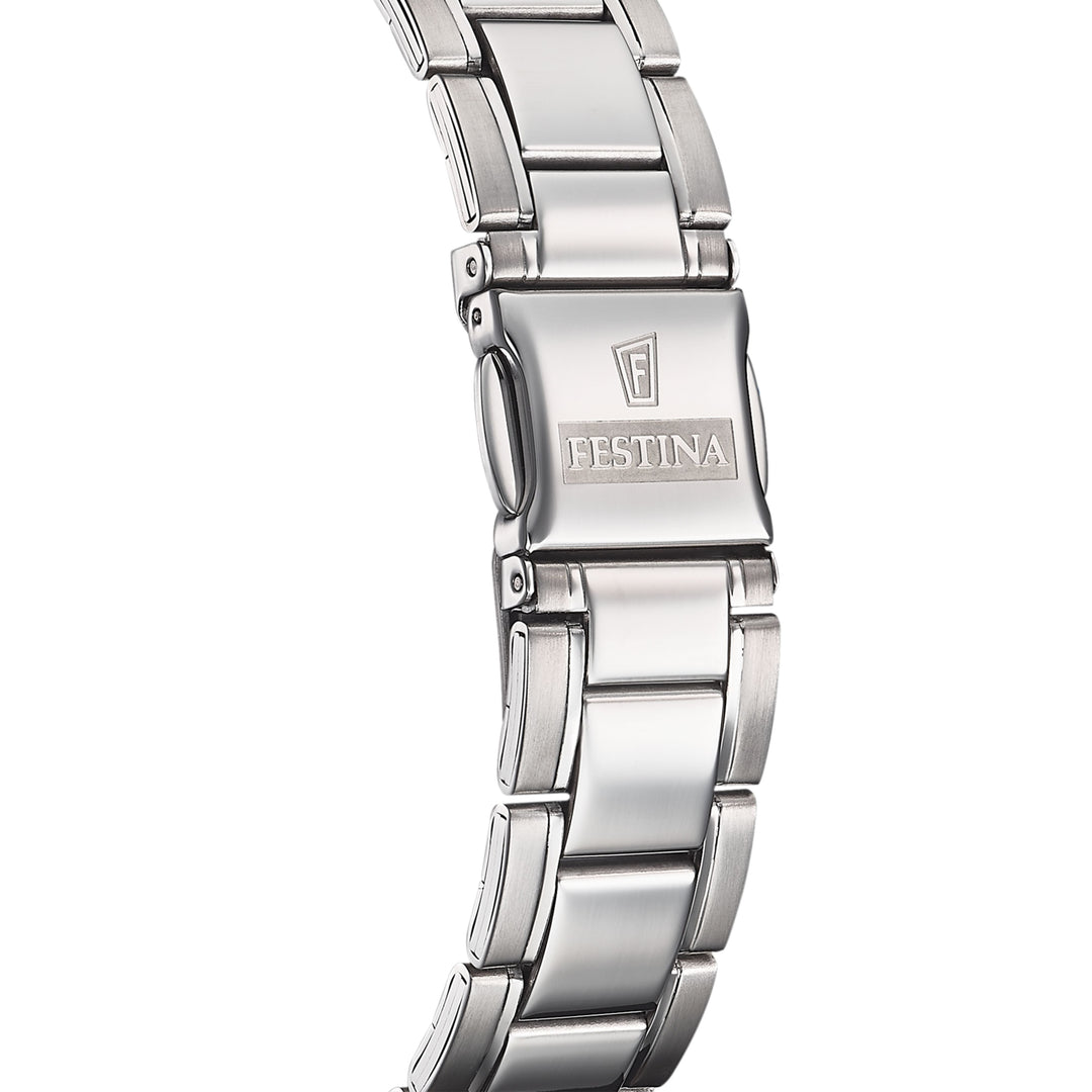 Acero clasico Black / Stainless Steel | Black Dial