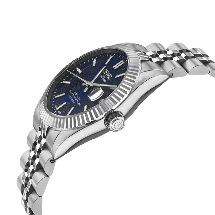 West Village Automatic Gevril Men's Automatic West Village Blue Lapis Dial Stain