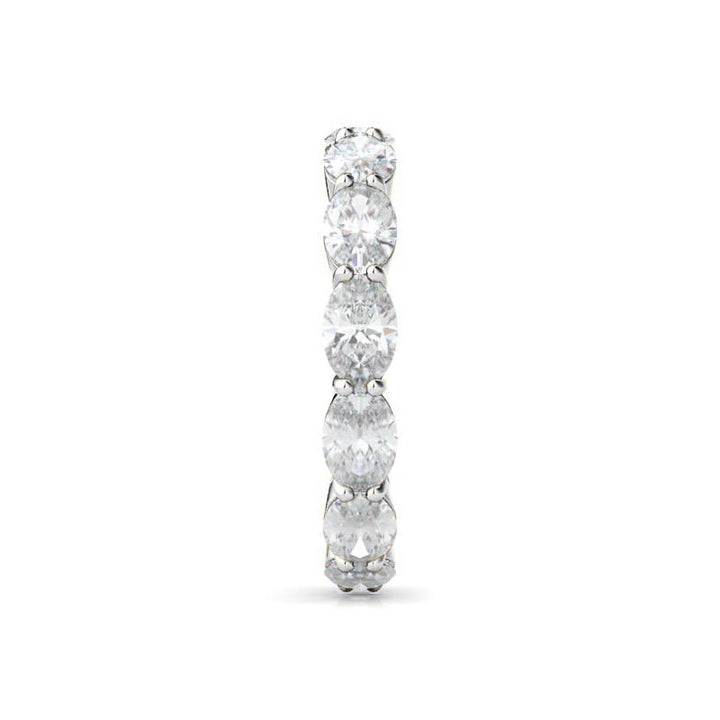 East-West Oval Eternity Ring