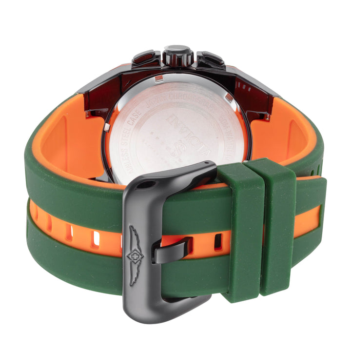 Speedway 46mm / Black / Green | Black Dial
