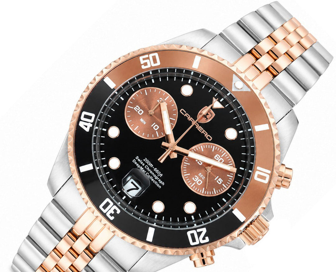DeepMar Collection BLACK / BROWN Black Dial