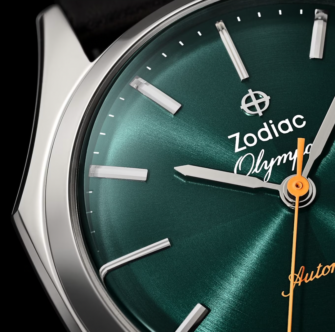 Field Olympos Automatic Leather | Green Dial