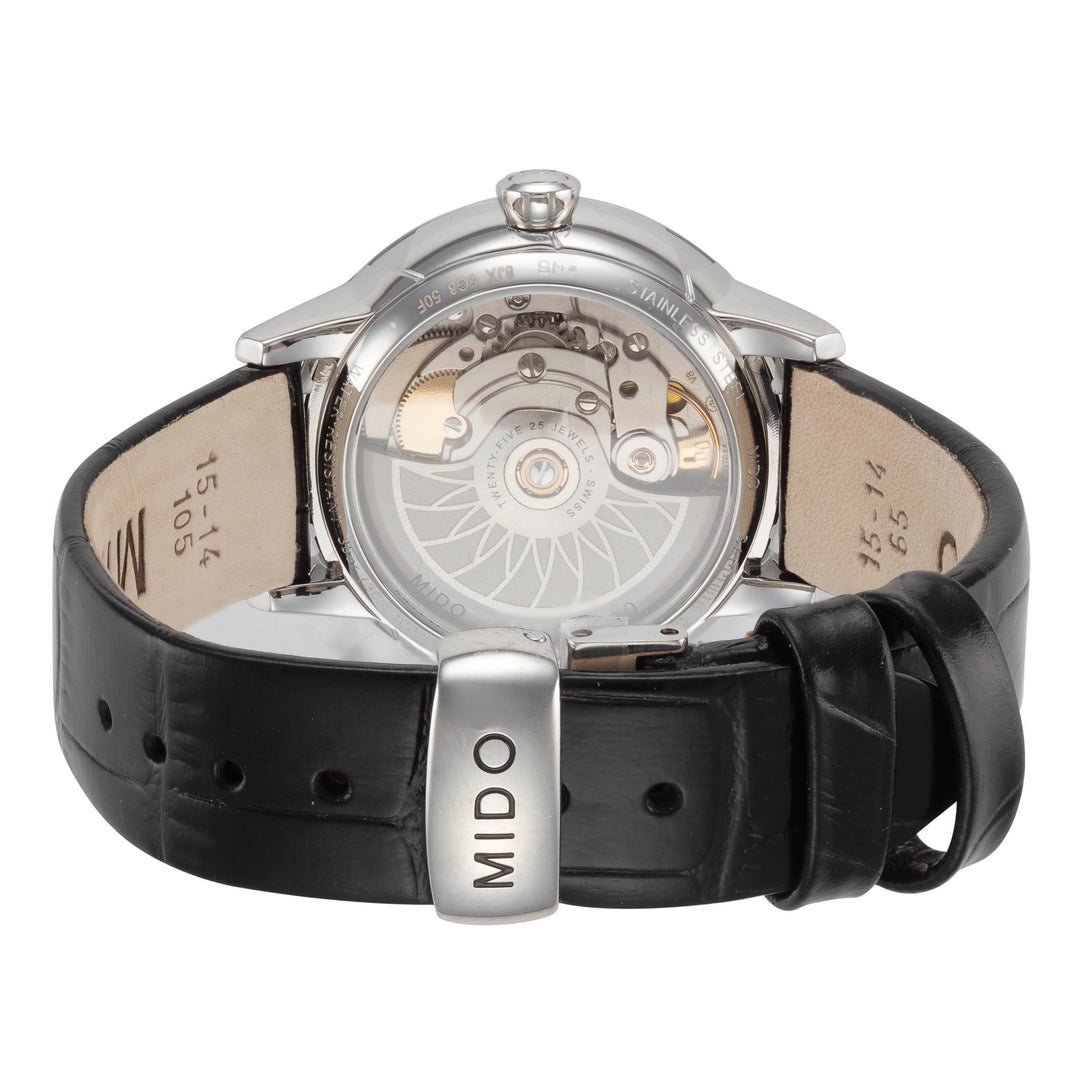 Rainflower 34 mm / White / Black White Dial