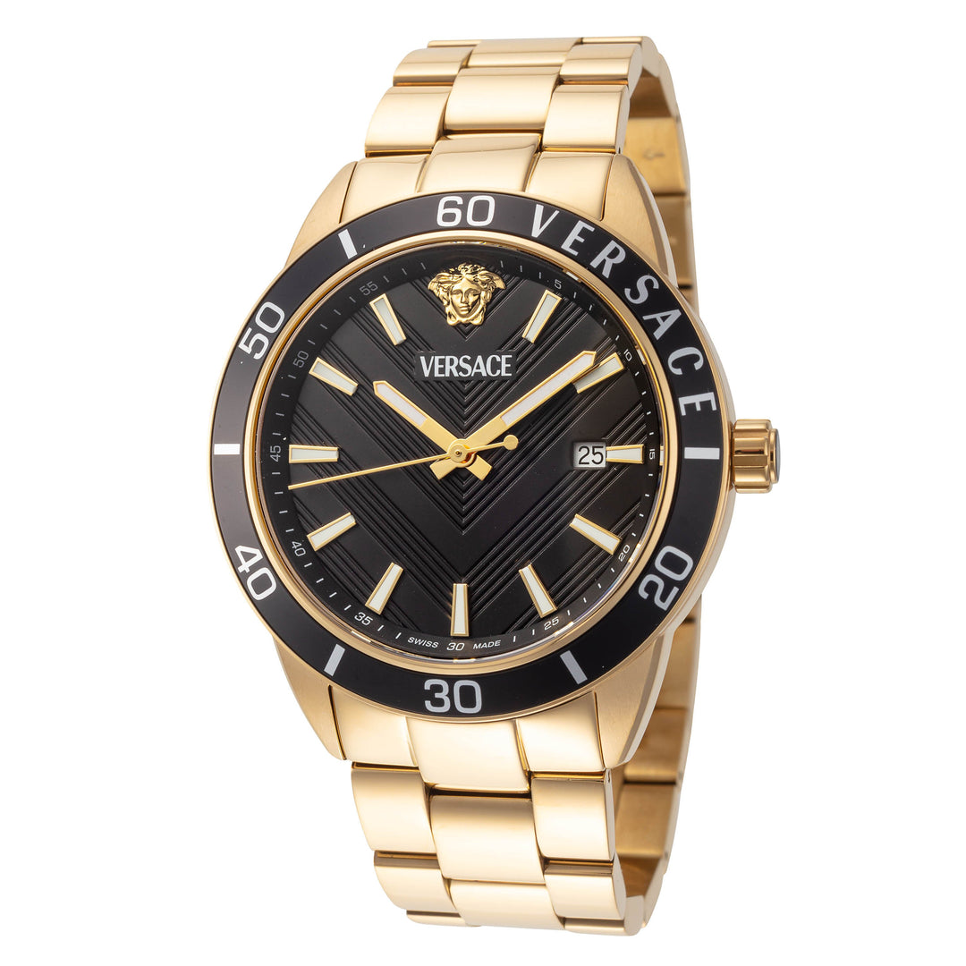 Greca Urban 43mm / Black / Gold | Black Dial