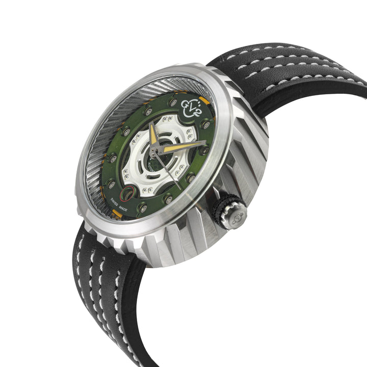Motorcycle - Sport GV2 Swiss Made Automatic, Green Dial with multi-layers repres
