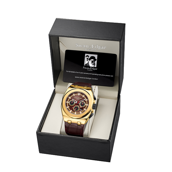 Versatility Automatic Brown/Leather Brown Dial